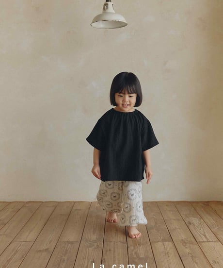 3[予約]La.camel mild blouse