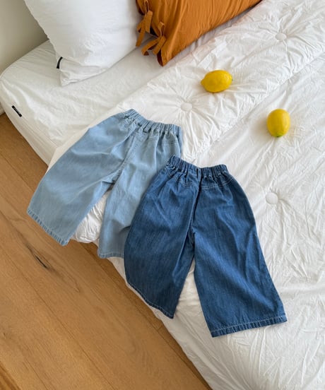 68[予約]ninibello ade denim pants