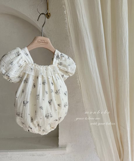 40[予約]monbebe bunny lace suit