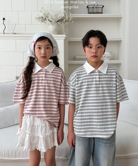 50[予約]matilda&lee jelly collar tee