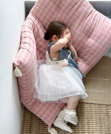 40[予約]mydaughter check shasha bolero dress