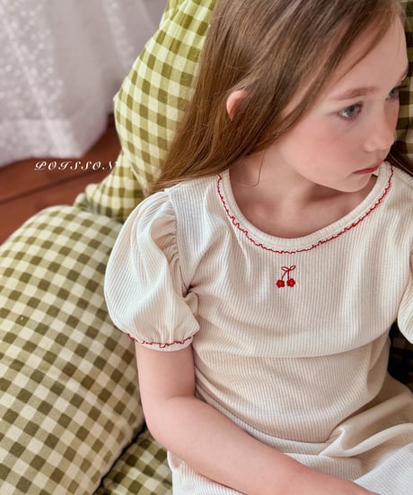 5[予約]poisson cherry puff tee