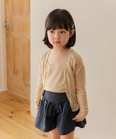 11[予約]mon Atelier airy frill cardigan