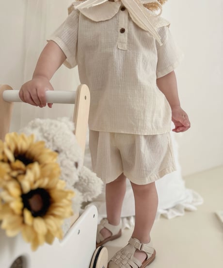 22[予約]mimi market linen short