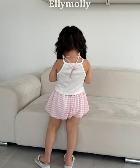 53[予約]ELLYMOLLY clean v-cut sleeveless