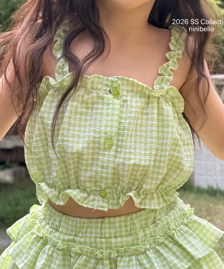 91[予約]ninibello myjju frill top