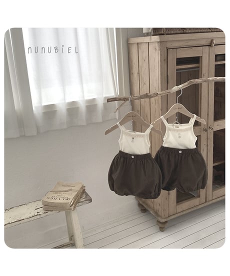 13[予約]nunubiel bebe eyelet sleeveless