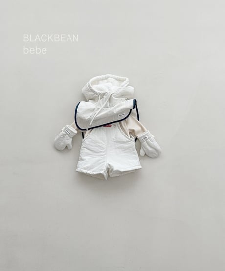 21[予約]blackbean leaf bebe overall set(baby)