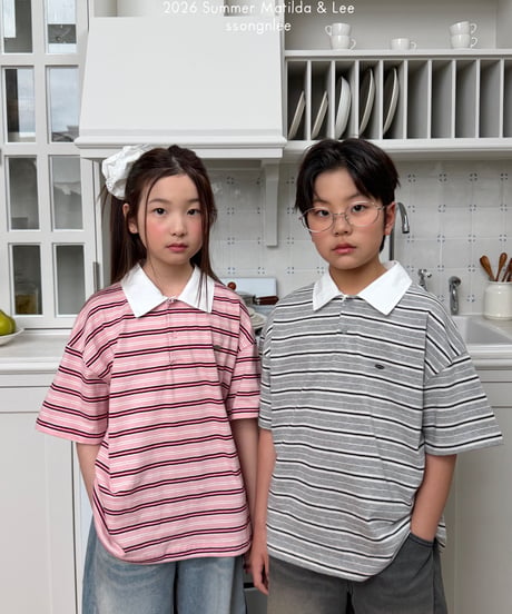 51[予約]matilda&lee classic collar tee