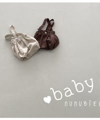 38[予約]nunubiel cool suspender romper