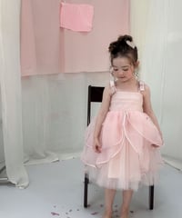 3[予約]aiai rose sherbet tulle dress