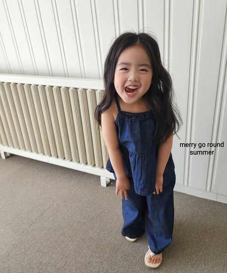 17[予約]merry go round denim sleeveless