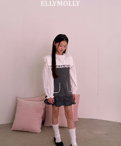 265[予約]ELLYMOLLY little pocket frill ops