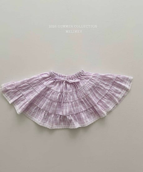 69[予約]melikey pocari cancan skirt pants