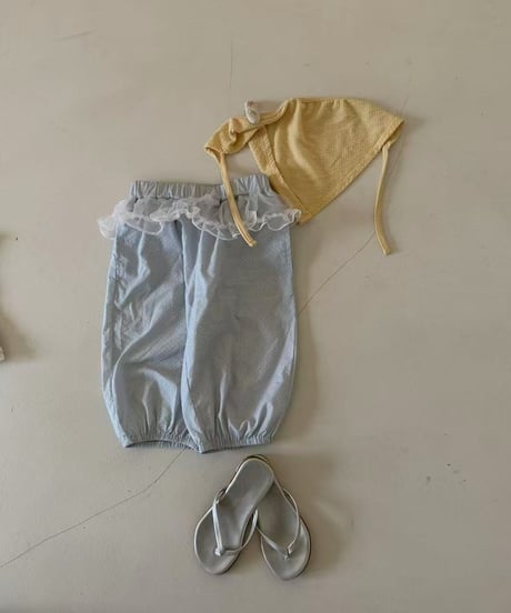22[予約]aiai milky blue jogger pants