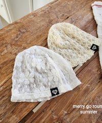 11[予約]merry go round lace beanie