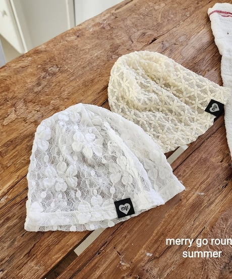 11[予約]merry go round lace beanie