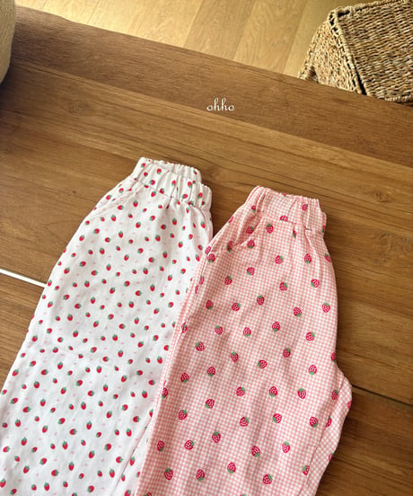 20[予約]ohho berryberry rubber band pants