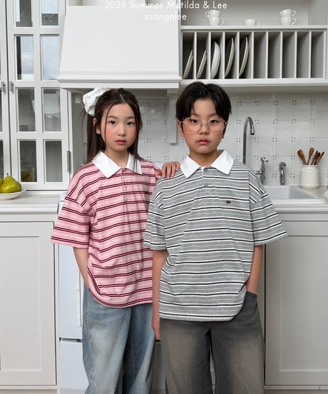 51[予約]matilda&lee classic collar tee