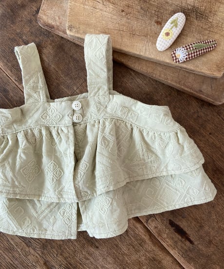 17[予約]anneshirley tiffany tiered vest