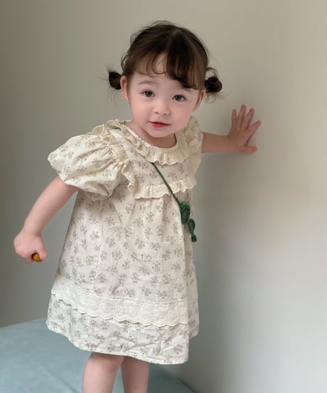 9[予約]mydaughter organic flora dress