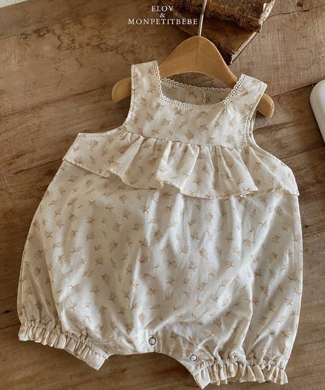 13[予約]elov&monpetitbebe rose jumpsuit