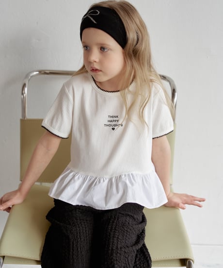 7[予約]momoann windy frill tee