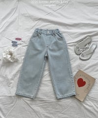 76[予約]matilda&lee light blue date denim