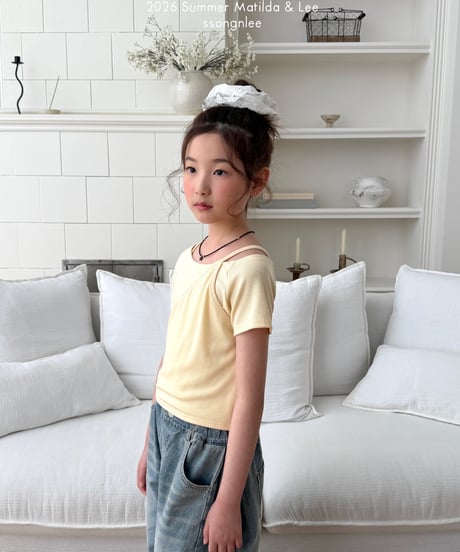 12[予約]matilda&lee unfoot strap tee