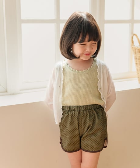 11[予約]mon Atelier airy frill cardigan