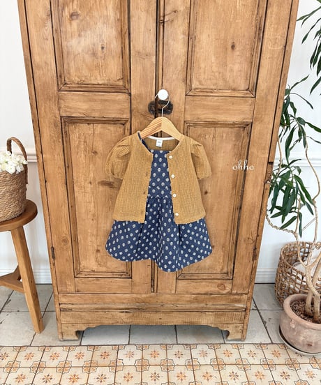 21[予約]ohho monet suspender skirt