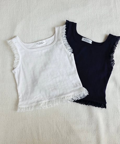22[予約]mon Atelier eyelet camisole