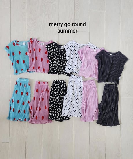 19[予約]merry go round pleated set