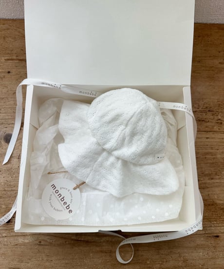 78[予約]monbebe rose knit hat
