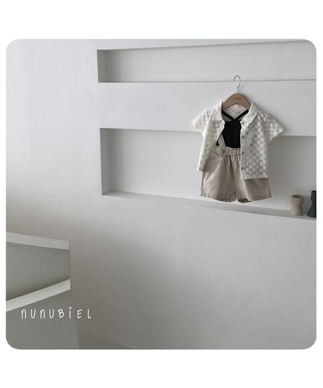 33[予約]nunubiel quadrangle shirts