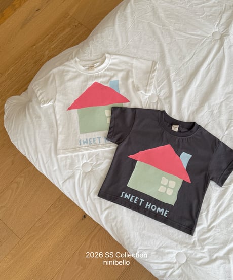 11[予約]ninibello sweet home short sleeve tee