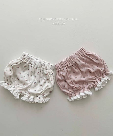 62[予約]melikey bonbon pumpkin pants(flower)