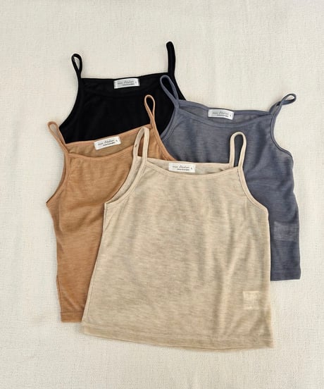 1[予約]mon Atelier hub camisole