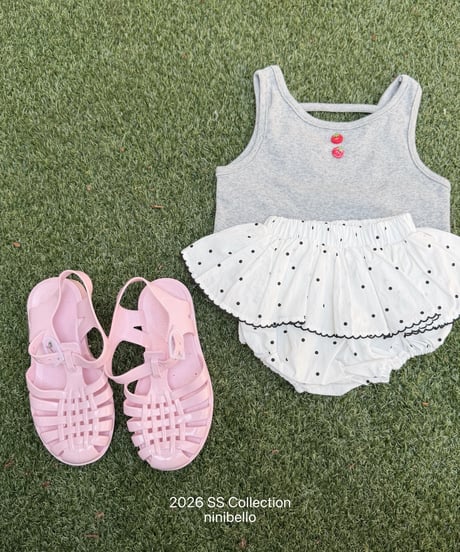 108[予約]ninibello bubble pop skirt bloomer(baby)