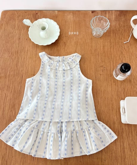 36[予約]ohho ette shirred skirt