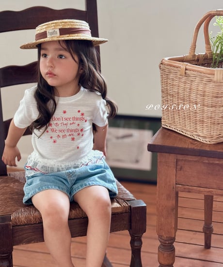 10[予約]poisson vintage lace shorts