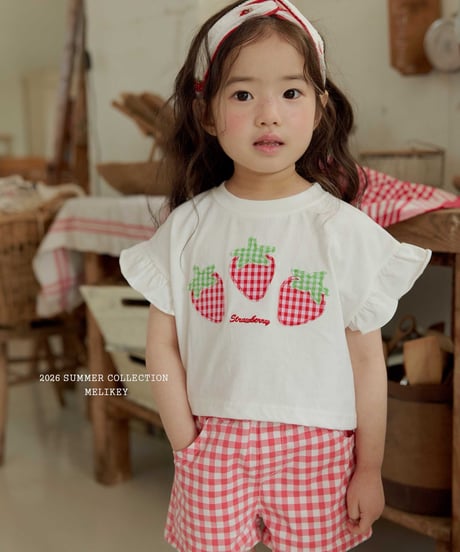 3[予約]melikey strawberry patch t