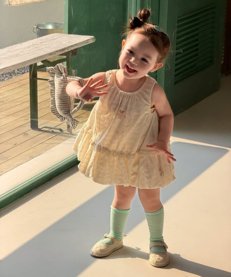 3[予約]mydaughter soft baby dress(bag set)