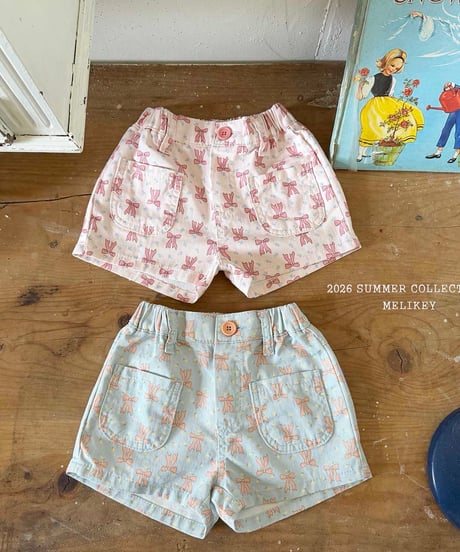 42[予約]melikey colored ribbon shorts