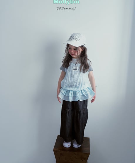 1[予約]Mollybin sally shirring top