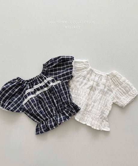 65[予約]melikey vivi lace blouse