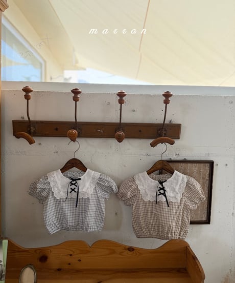 18[予約]marron apple blouse(XS-L)