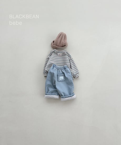 4[予約]blackbean slope bebe pants(baby)