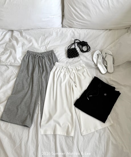 73[予約]matilda&lee cool wide pants