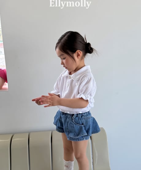 10[予約]ELLYMOLLY atelier puff collar tee